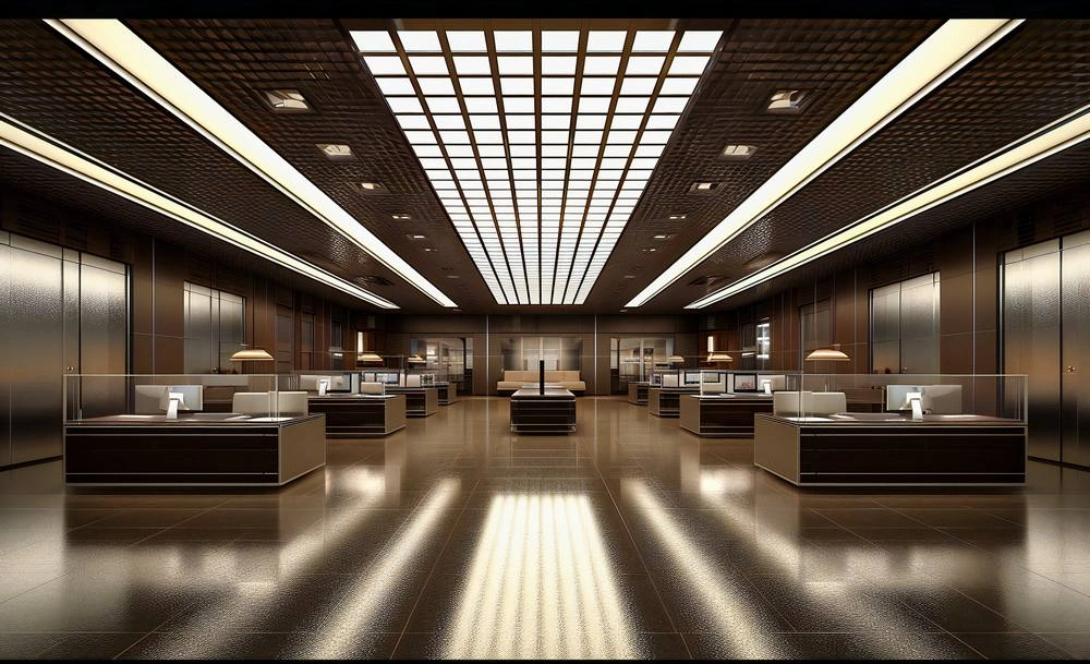 Освещение банков