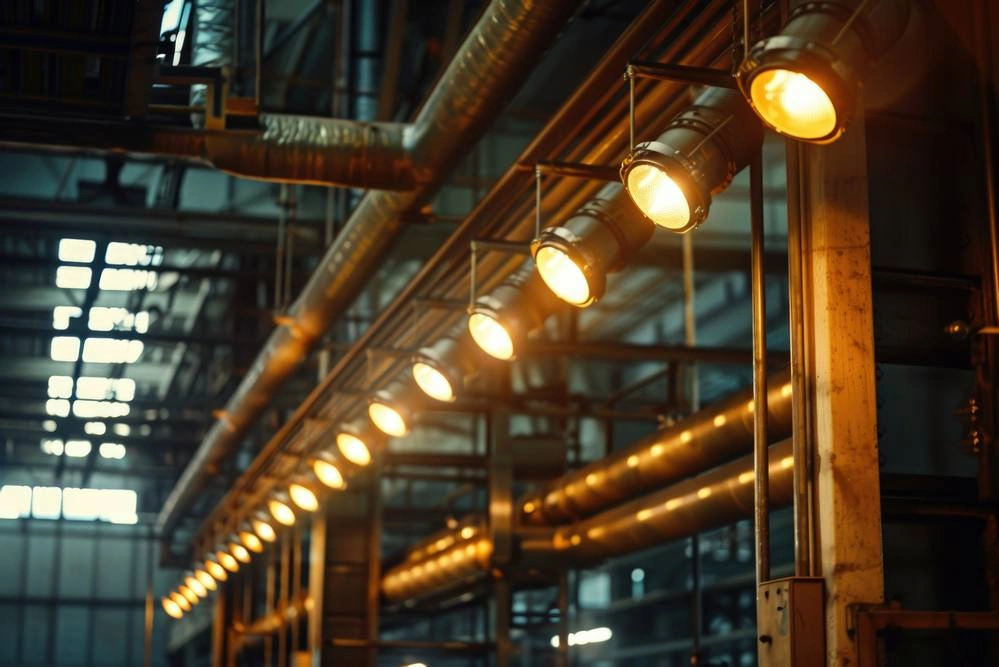 Освещение цеха металлообработки