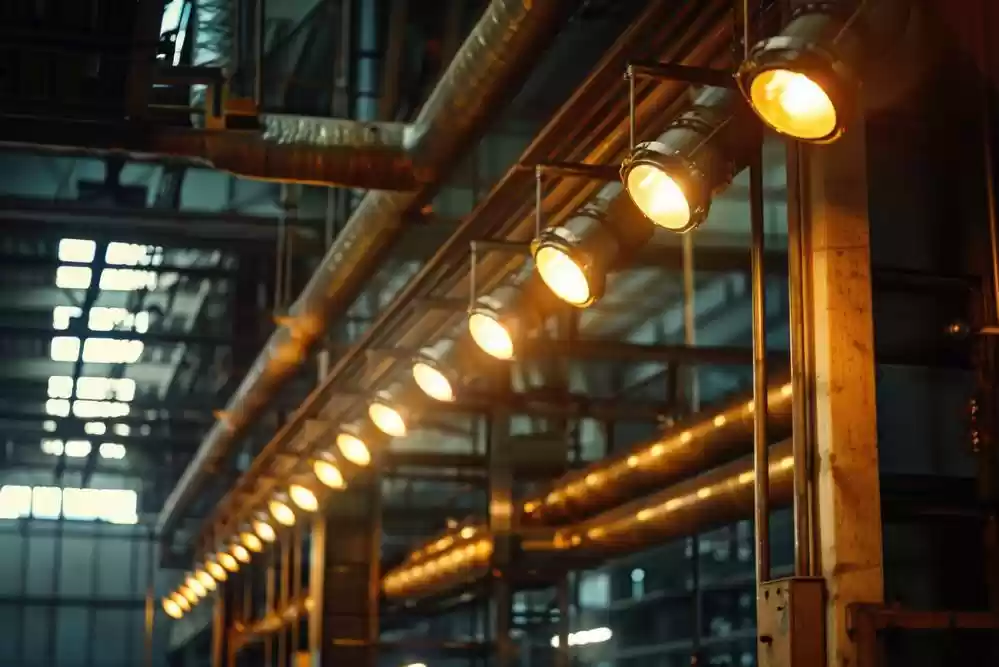 Освещение цеха металлообработки