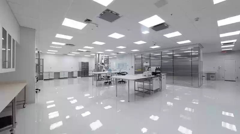 Освещение в лаборатории