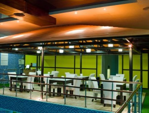 Освещение столовой зоны и кафетериев, бара, ресторана