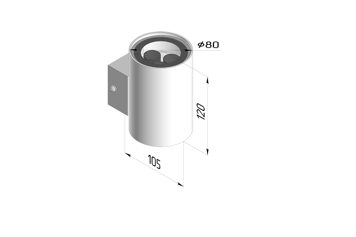 Габаритный чертёж