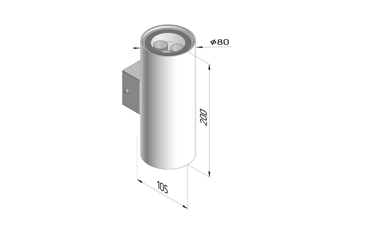 Габаритный чертёж