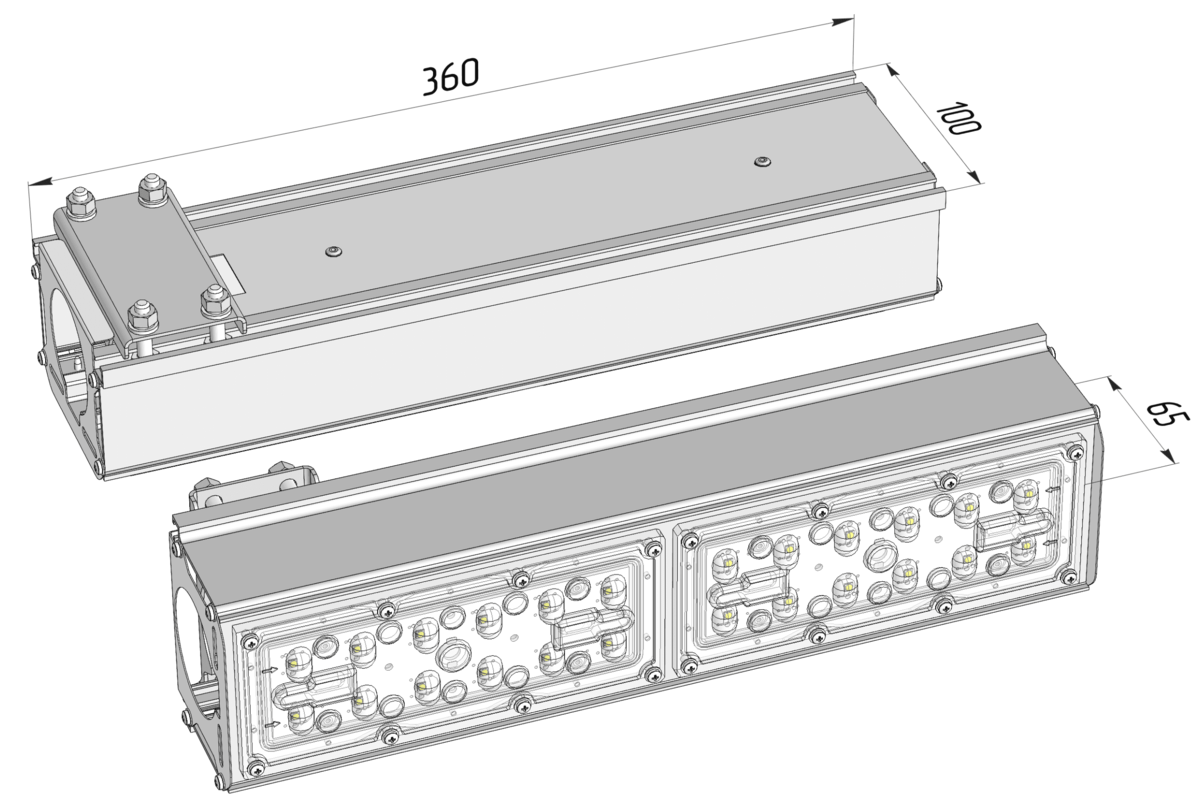 Габаритный чертёж
