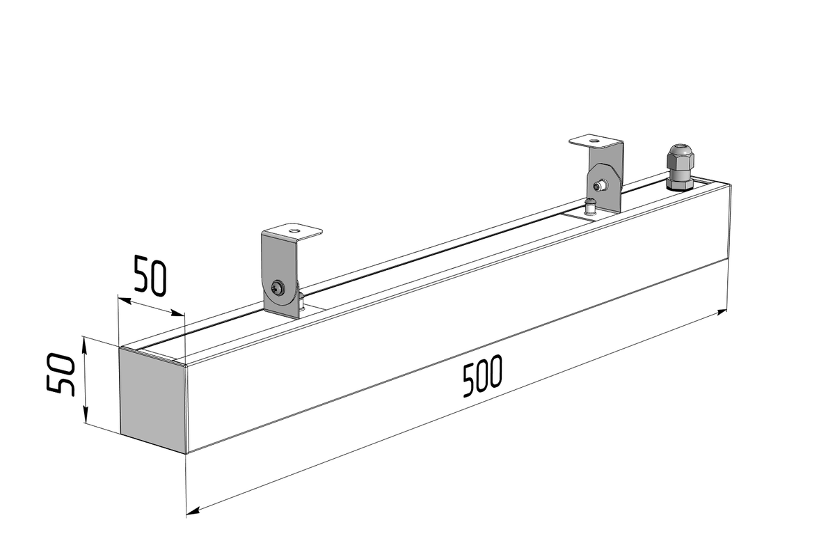 Габаритный чертёж