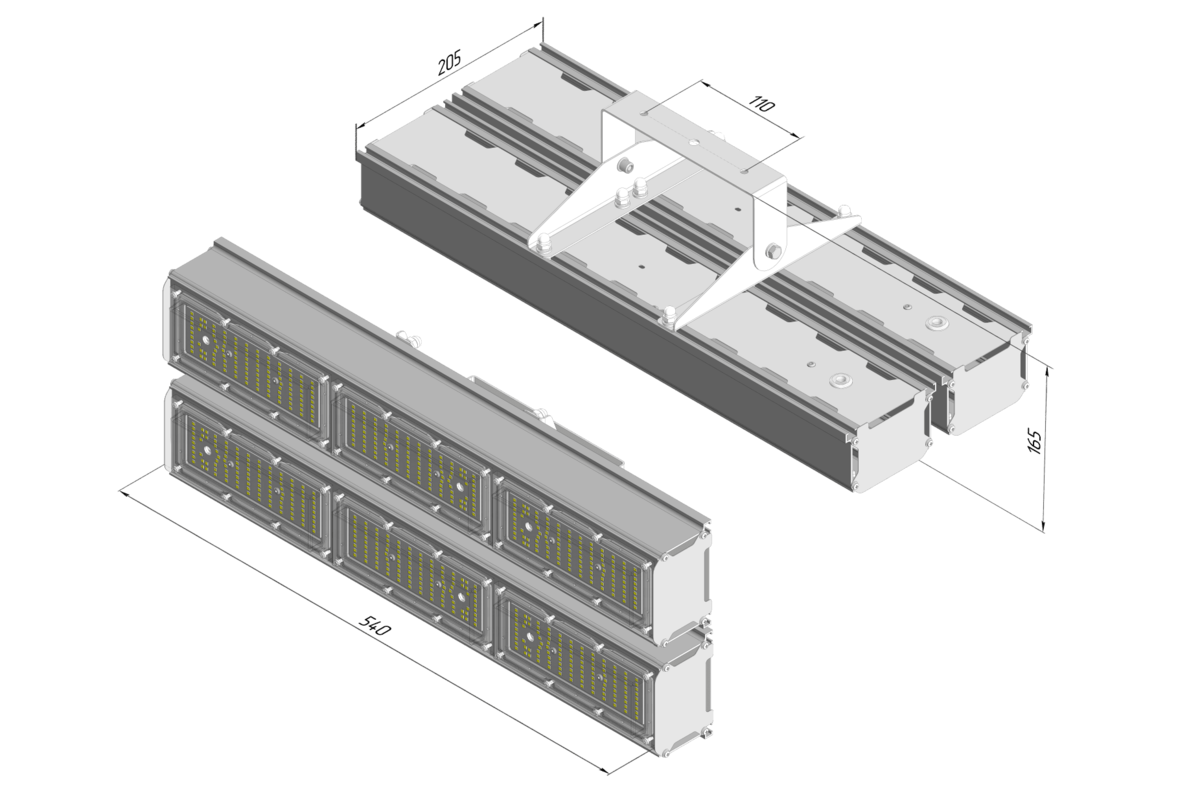 Габаритный чертёж