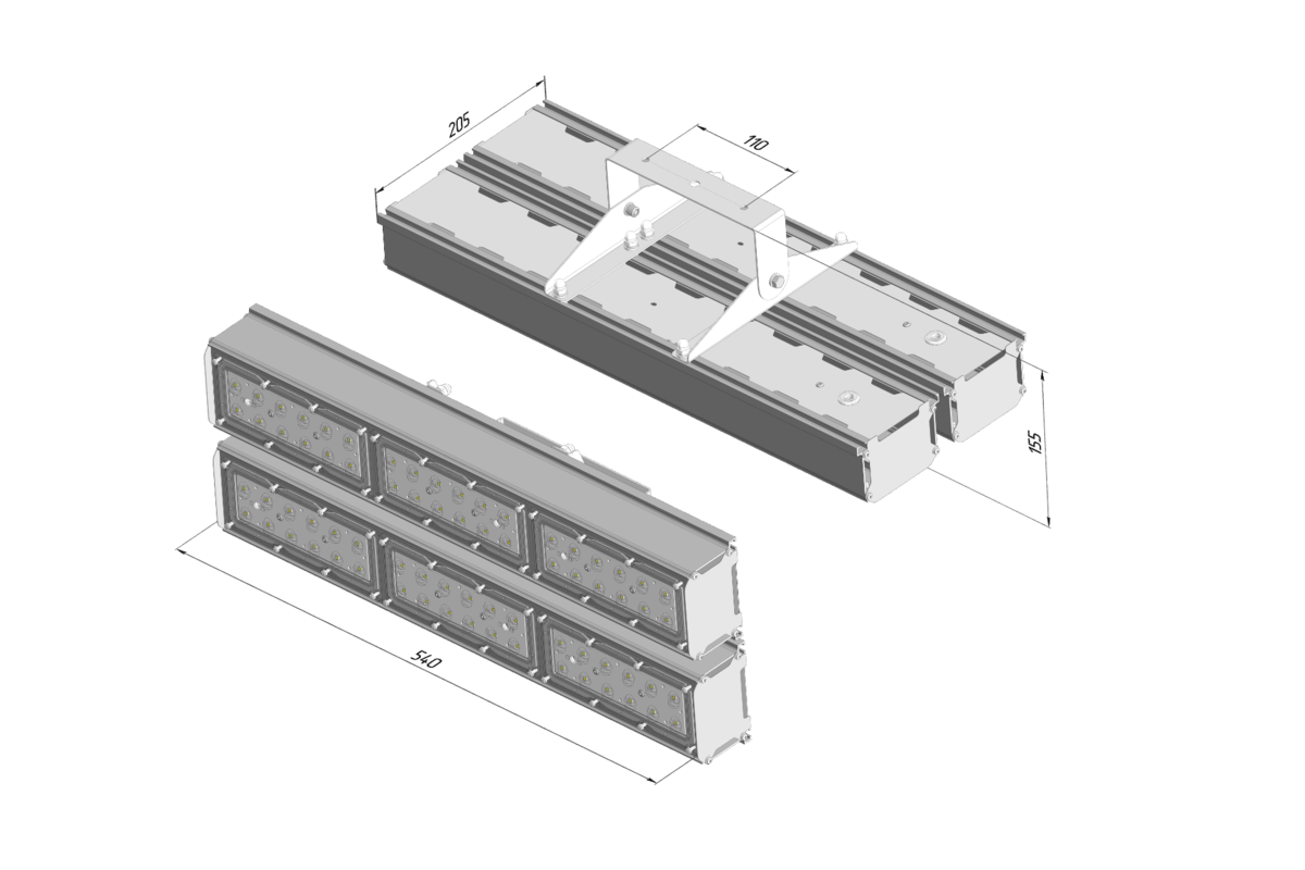 Габаритный чертёж