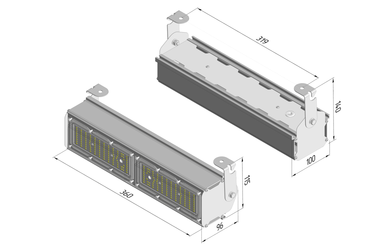 Габаритный чертёж