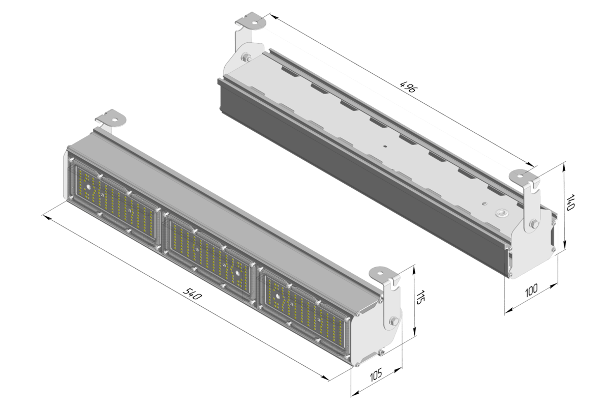Габаритный чертёж