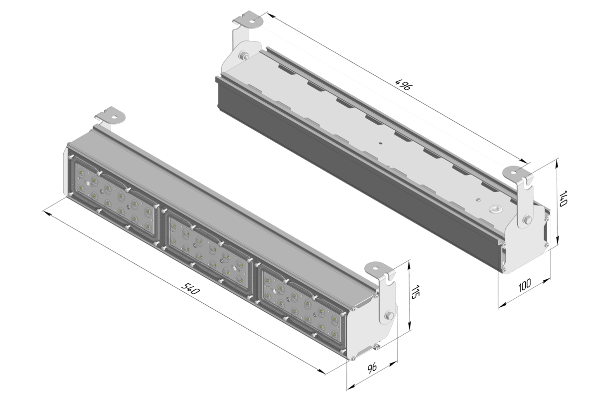 Габаритный чертёж