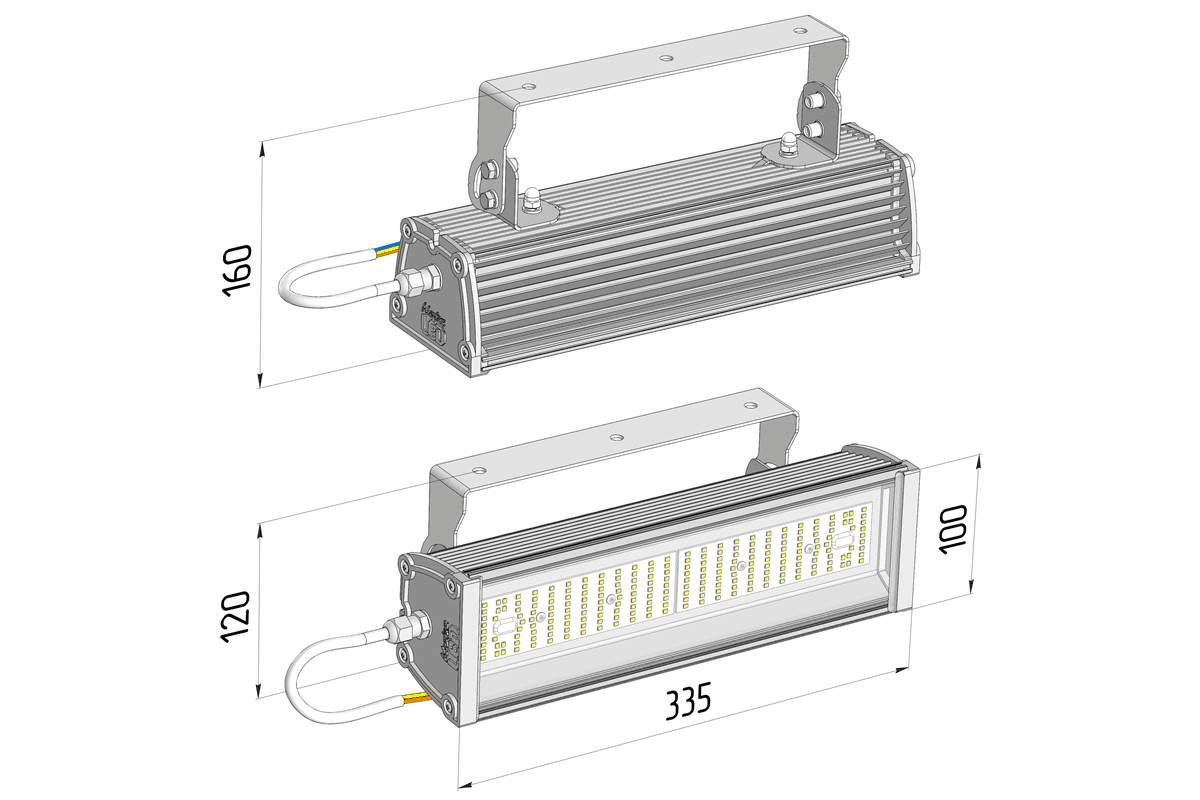 Габаритный чертёж