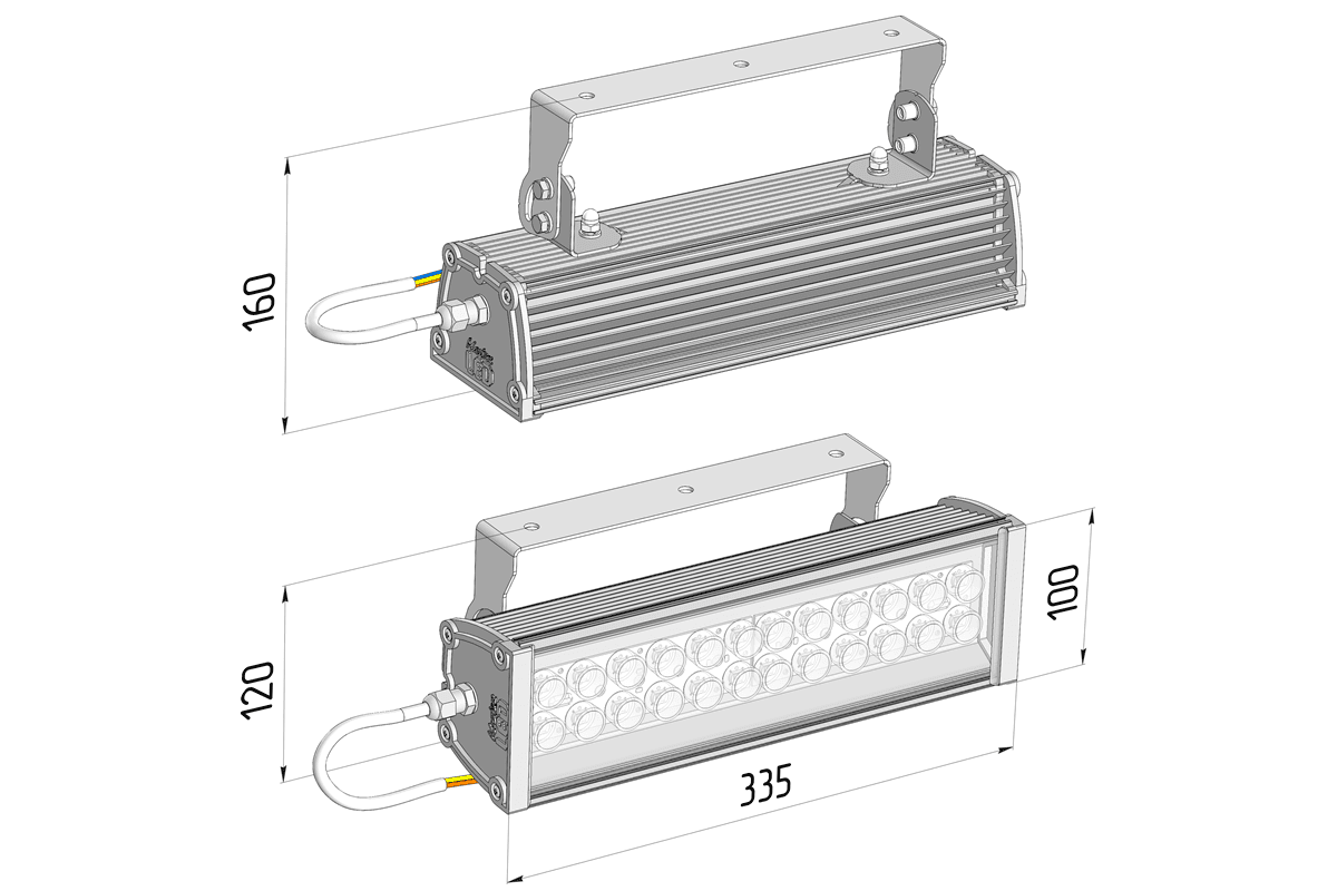 Габаритный чертёж