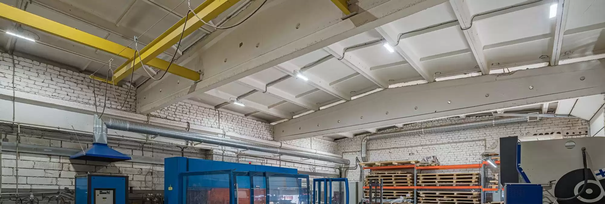 Освещение производственного помещения