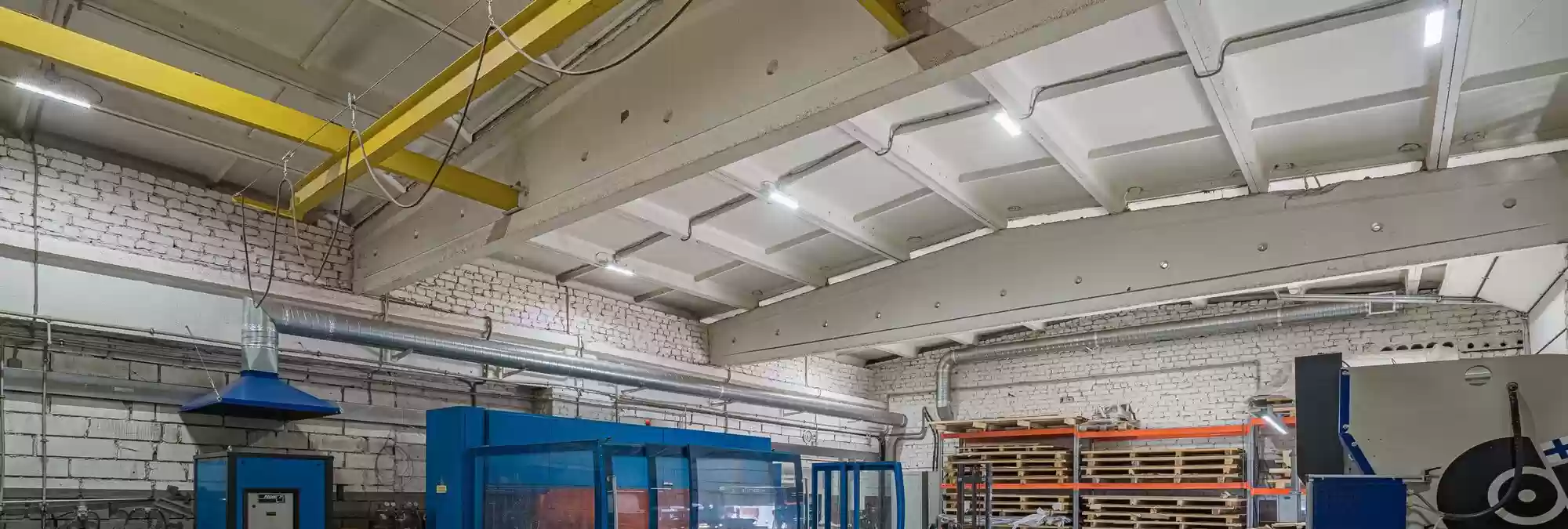 Освещение производственного помещения