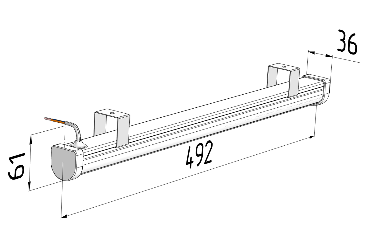 Габаритный чертёж