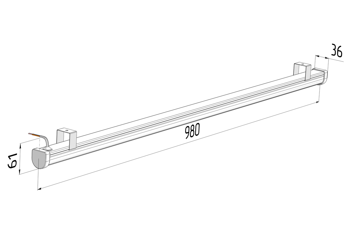 Габаритный чертёж