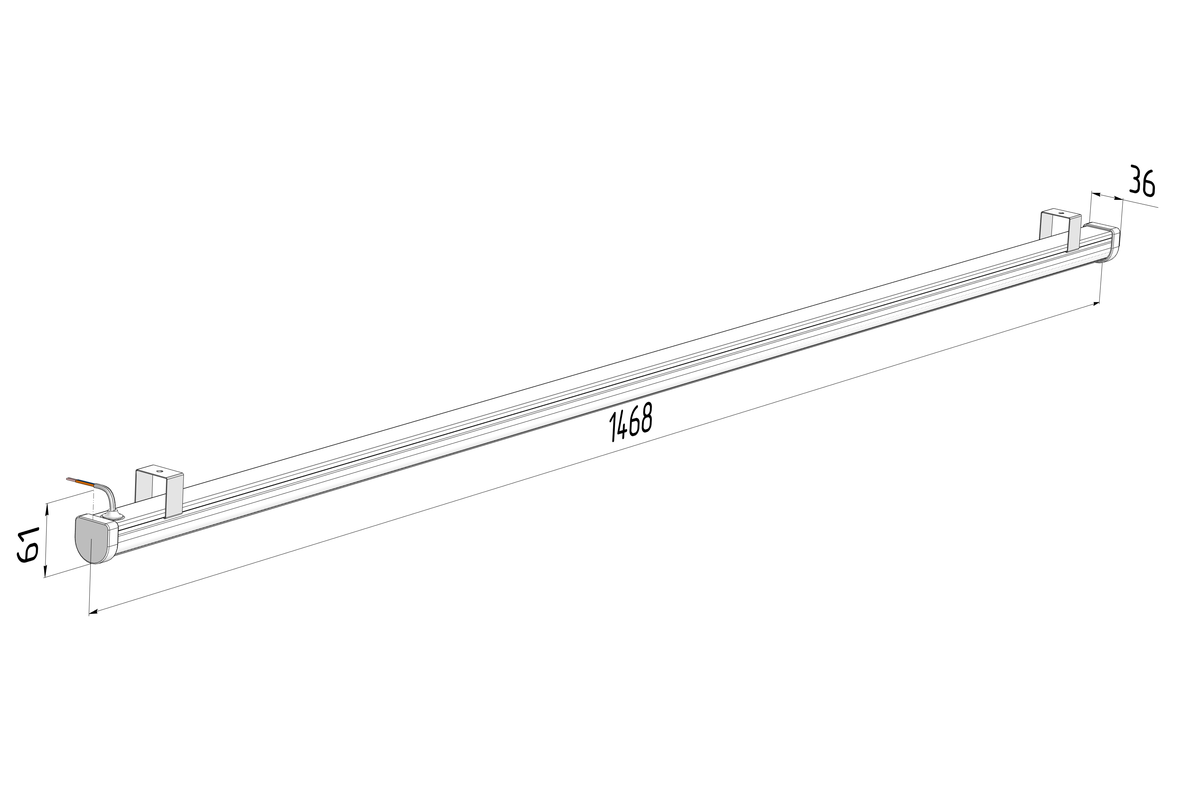 Габаритный чертёж