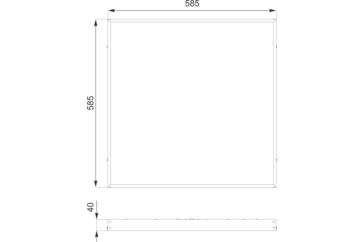 Габаритный чертёж