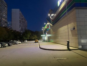 Архитектурная подсветка торгового центра в Москве