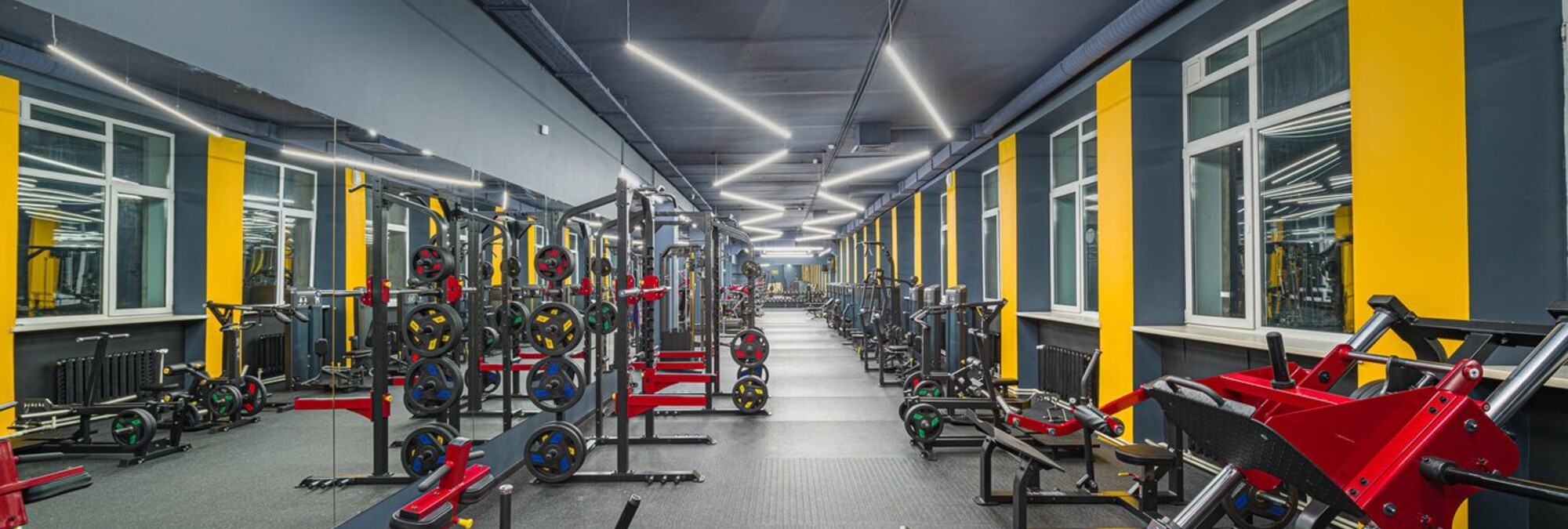 Освещение фитнес центра