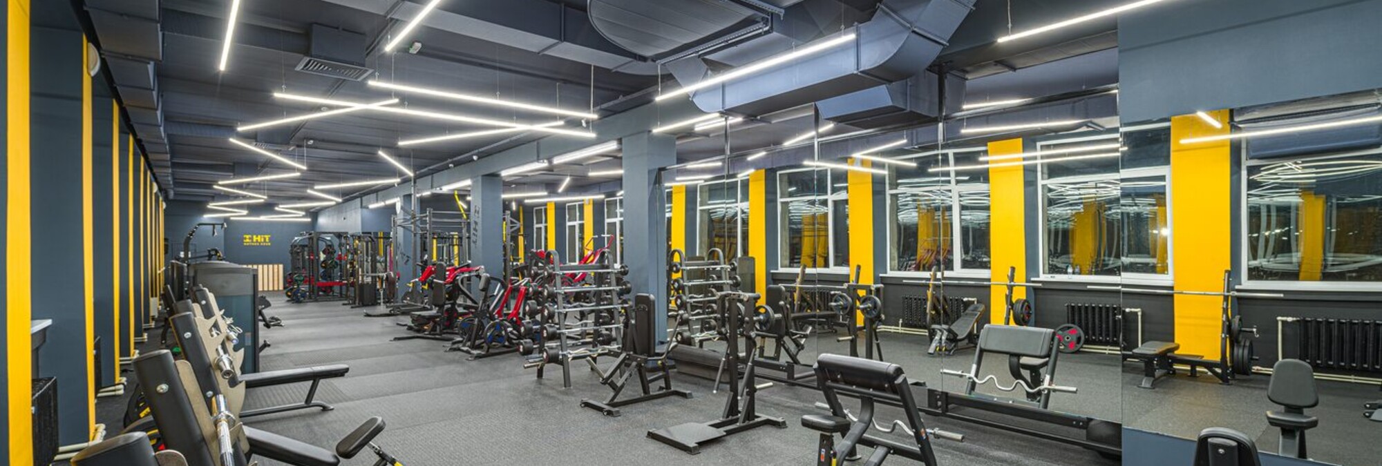 Освещение фитнес центра