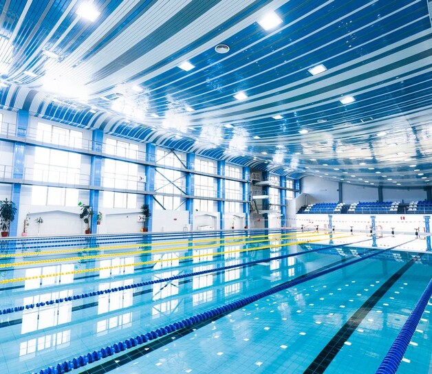 Освещение бассейна