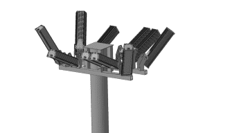 Стационарная корона для размещения прожекторов при высоте подвеса от 10 до 20 метров фото 0
