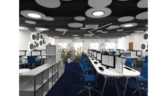 Светильник дизайнерский "Световой круг d=600 мм" фото 0