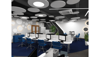 Светильник дизайнерский "Световой круг d=800 мм" фото 0